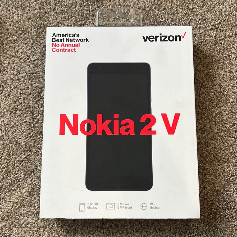 Nokia 2 V cell phone (brand new)